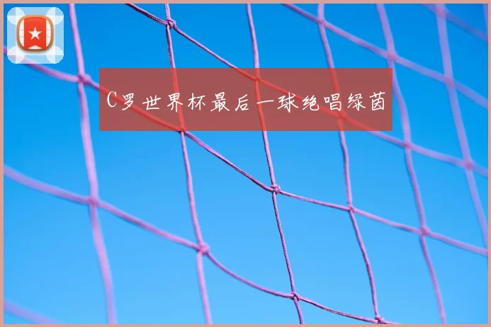 C罗世界杯最后一球绝唱绿茵