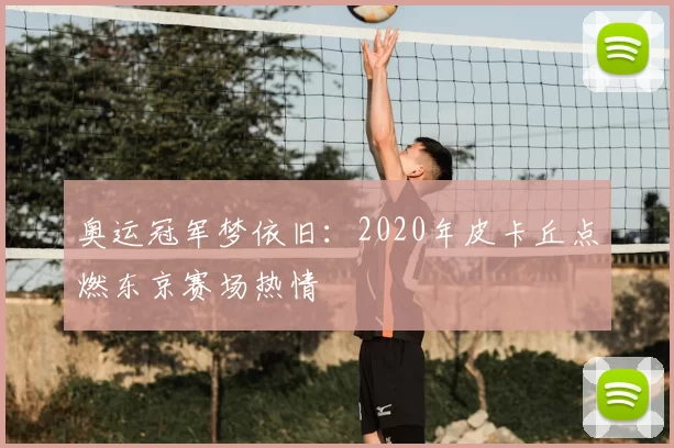 奥运冠军梦依旧:2020年皮卡丘点燃东京赛场热情