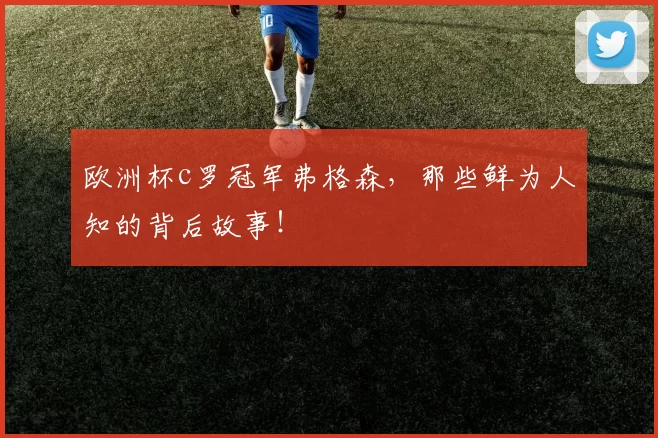 欧洲杯c罗冠军弗格森,那些鲜为人知的背后故事!